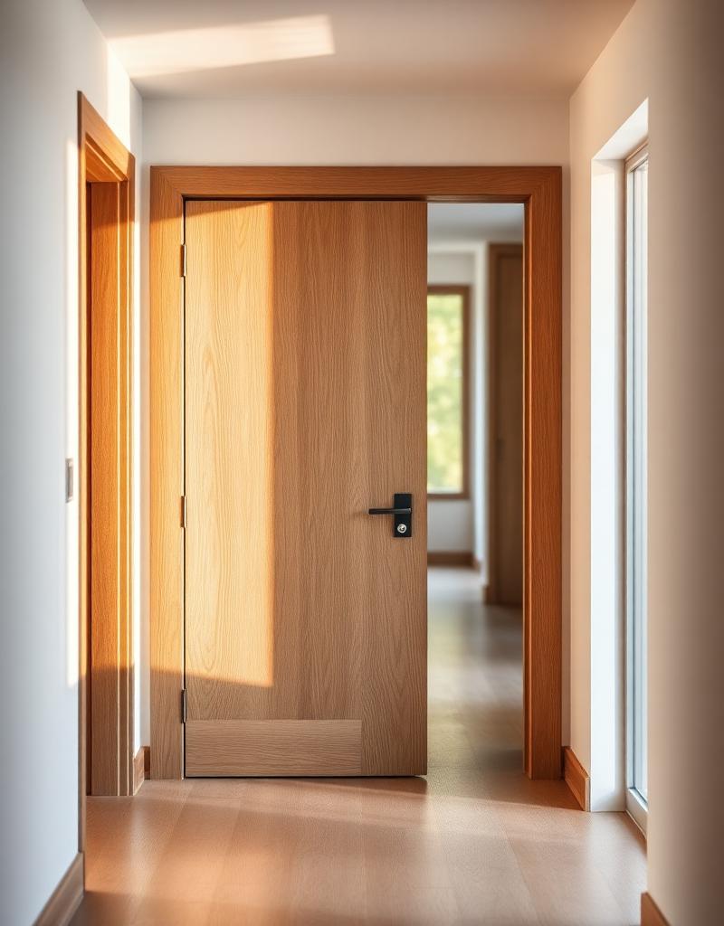 Puerta interior contemporánea